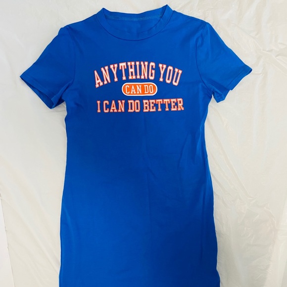 SOLD 💫 Blue Logo University Zaful Dress - Picture 2 of 6